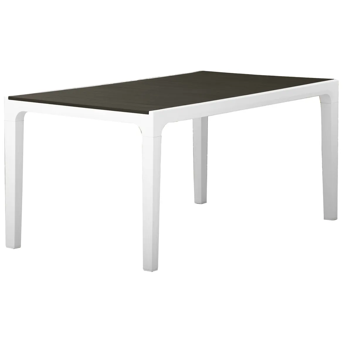 Tavolo da giardino 6 posti 80x80cm bianco - Acqua