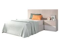 Testiera Letto Marrone Marrone Rovere Singolo Colore Struttura Marrone 23.4x99 cm, Sfumatura Colore Struttura Rovere - Haitang
