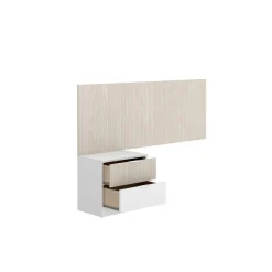 Testiera Letto Marrone Marrone Rovere Singolo Colore Struttura Marrone 23.4x99 cm, Sfumatura Colore Struttura Rovere - Haitang