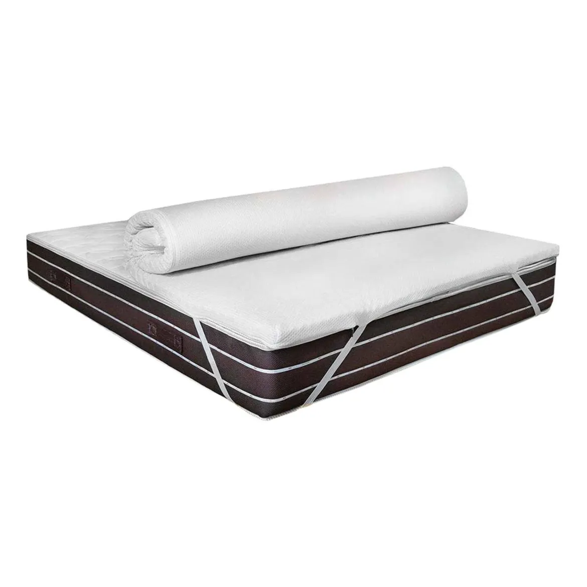 Topper matrimoniale Alcatron, 100% Made in Italy, 160x190xh5 cm