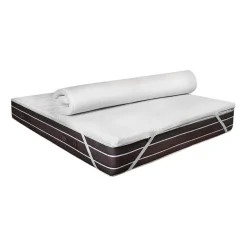 Topper singolo Delfina, 100% Made in Italy, 90x190xh5 cm