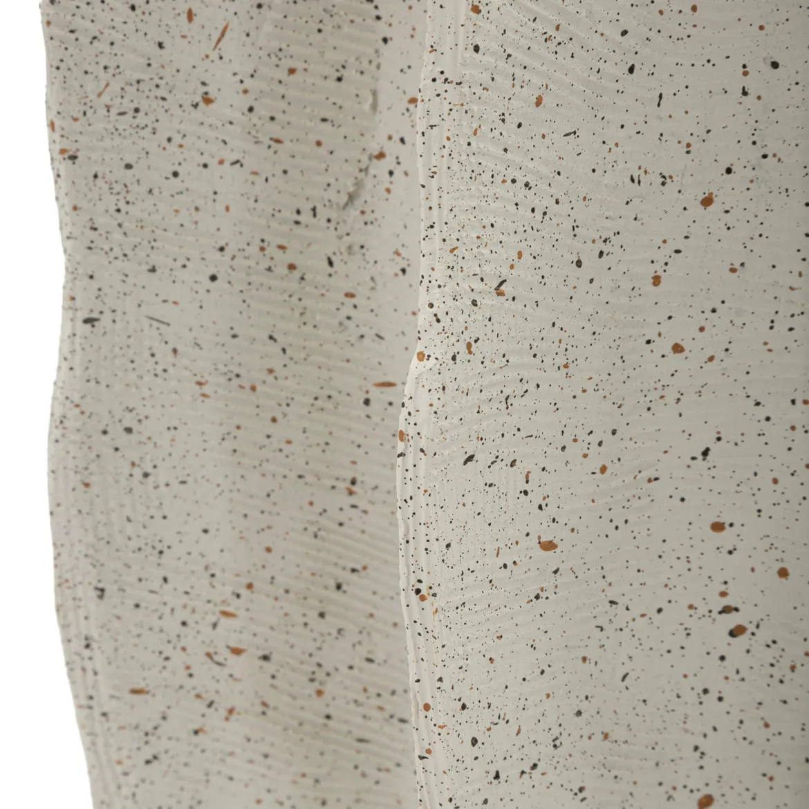 Vaso Bianco Marmo Effetto Marmo Diametro 9 cm, Sfumatura Colore Struttura Marmo - Dabatori