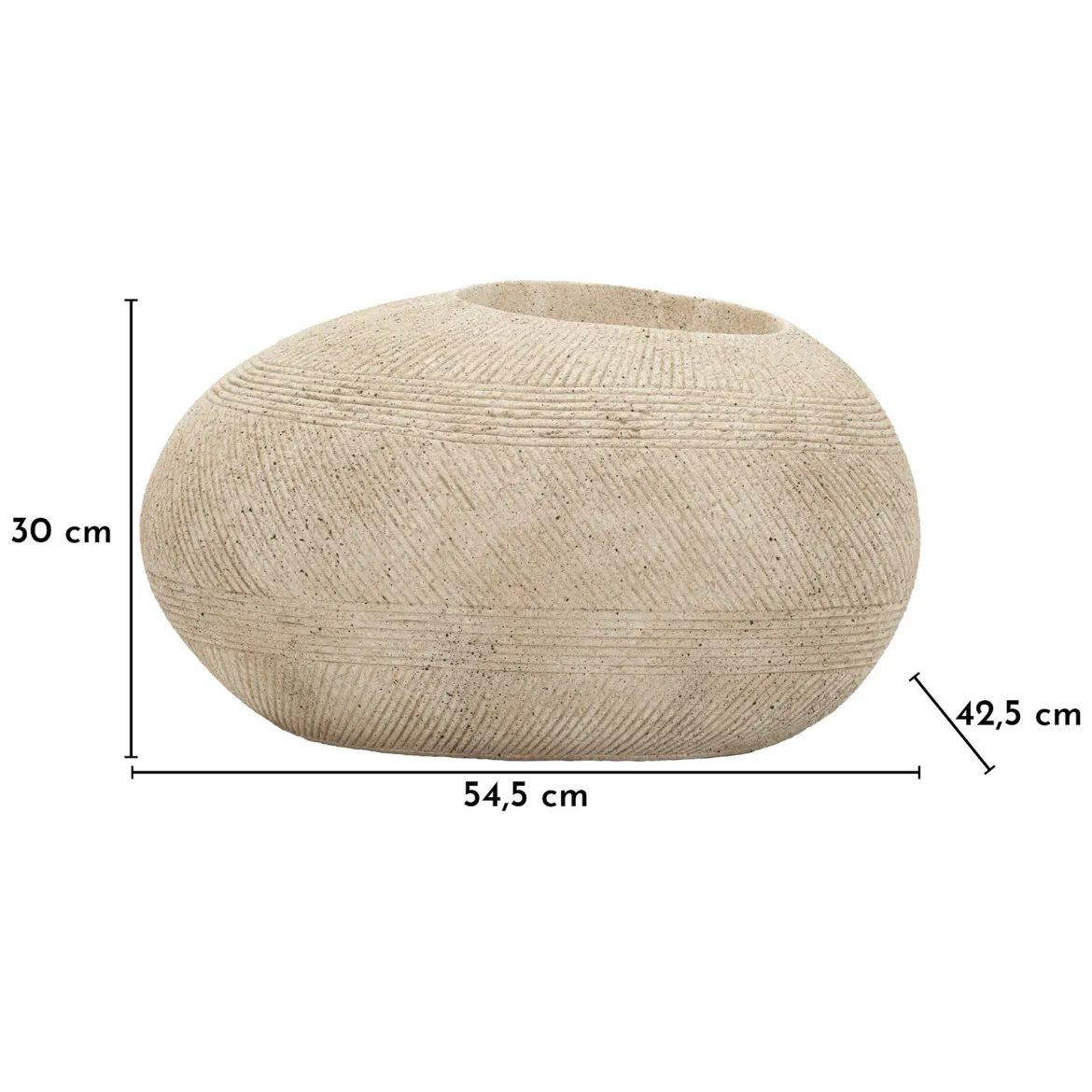 Vaso Bianco Marmo Finitura Effetto Marmo Sfumatura Colore Struttura Marmo, - Gagameha