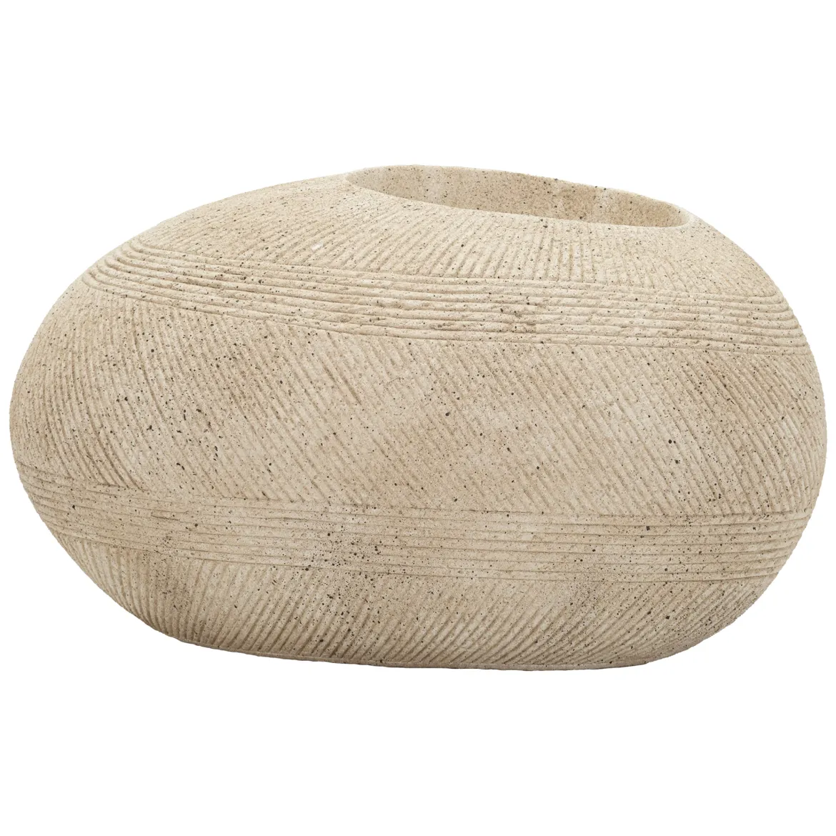 Vaso Bianco Marmo Finitura Effetto Marmo Sfumatura Colore Struttura Marmo, - Gagameha