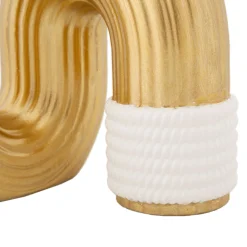 Vaso oro Bianco Colore Struttura Bianco Materiale Struttura in Tessuto, - Teren